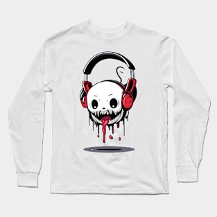 horror and cute  eyes fantastic and gotic graphic design ironpalette Long Sleeve T-Shirt